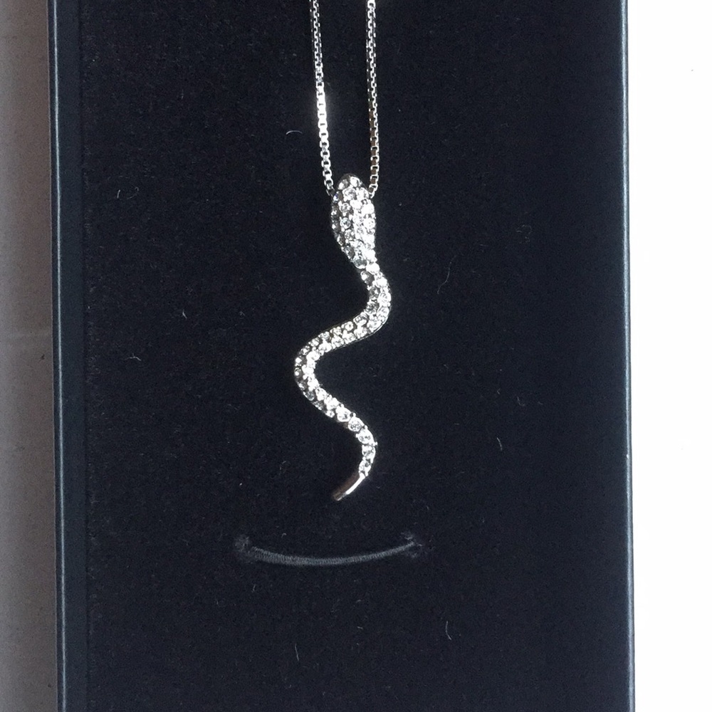 Swarovski crystal Italian horn